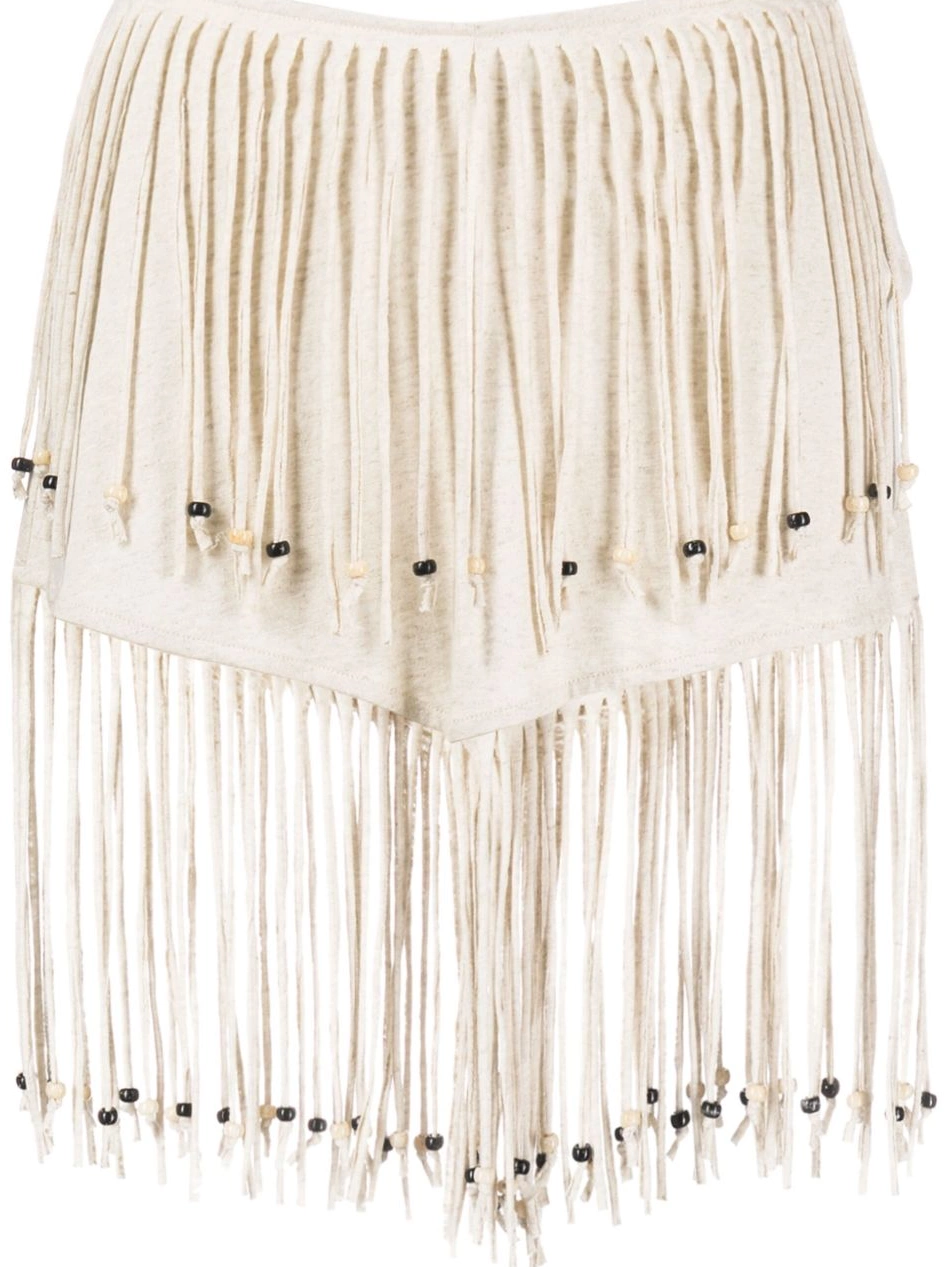 Cheap Alanui fringed miniskirt Women Monsoon 0706